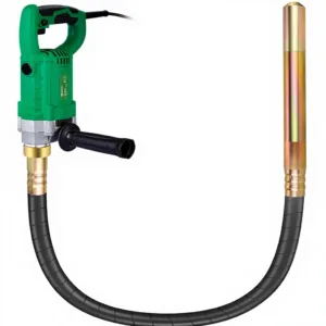 CONSMAC 1600W 110V 2M Handheld Electric Concrete Vibrator Motor 35mm High Load Moment Portable 1-Year Warranty High Efficiency